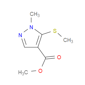methyl 1-methyl-5-(methylthio)-1H-pyrazole-4-carboxylate