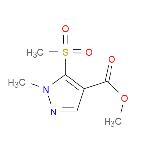 methyl 1-methyl-5-(methylsulfonyl)-1H-pyrazole-4-carboxylate