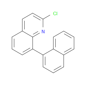 Quinoline, 2-chloro-8-(1-naphthalenyl)-