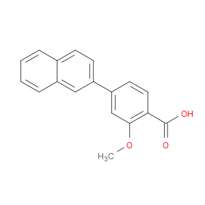 Benzoic acid, 2-methoxy-4-(2-naphthalenyl)-