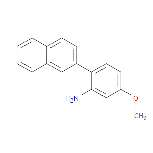 5-Methoxy-2-(2-naphthalenyl)benzenamine
