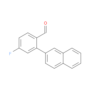 4-Fluoro-2-(2-naphthalenyl)benzaldehyde