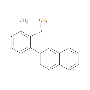 Naphthalene, 2-(2-methoxy-3-methylphenyl)-