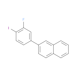 Naphthalene, 2-(3-fluoro-4-iodophenyl)-