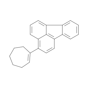 3-(1-Cyclohepten-1-yl)fluoranthene