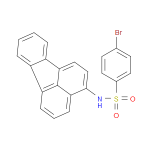 4-Bromo-N-3-fluoranthenylbenzenesulfonamide