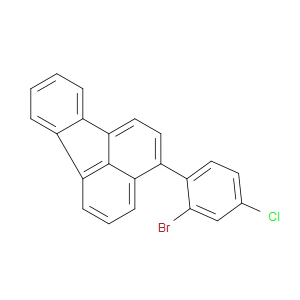 Fluoranthene, 3-(2-bromo-4-chlorophenyl)-