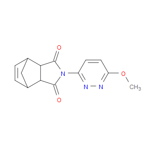 3a,4,7,7a-Tetrahydro-2-(6-methoxy-3-pyridazinyl)-4,7-methano-1H-isoindole-1,3...