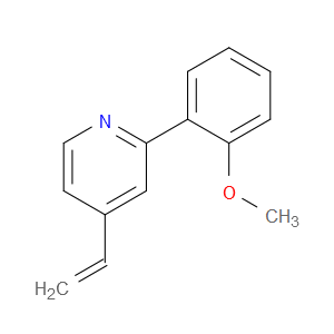 Pyridine, 4-ethenyl-2-(2-methoxyphenyl)-