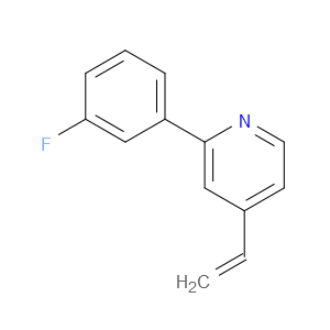 Pyridine, 4-ethenyl-2-(3-fluorophenyl)-