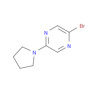 2-Bromo-5-(1-pyrrolidinyl)pyrazine