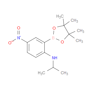 N-isopropyl-4-nitro-2-(4,4,5,5-tetramethyl-1,3,2-dioxaborolan-2-yl)aniline