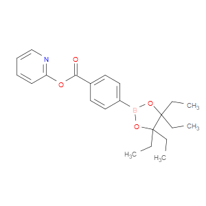 Benzoic acid, 4-(4,4,5,5-tetraethyl-1,3,2-dioxaborolan-2-yl)-, 2-pyridinyl ester