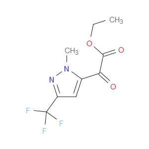 ethyl 2-(1-methyl-3-(trifluoromethyl)-1H-pyrazol-5-yl)-2-oxoacetate