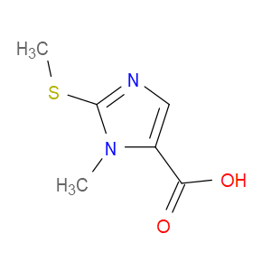1-methyl-2-(methylthio)-1H-imidazole-5-carboxylic acid