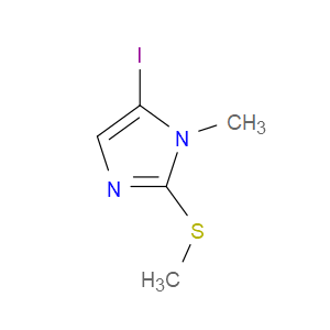 5-iodo-1-methyl-2-(methylthio)-1H-imidazole