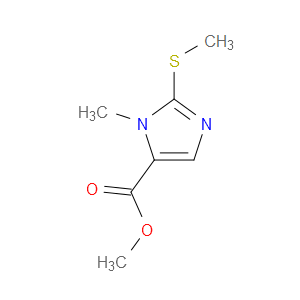 methyl 1-methyl-2-(methylthio)-1H-imidazole-5-carboxylate