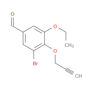 3-Bromo-5-ethoxy-4-(2-propyn-1-yloxy)benzaldehyde