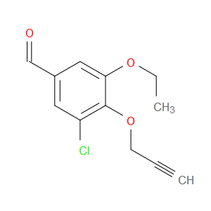 3-Chloro-5-ethoxy-4-(2-propyn-1-yloxy)benzaldehyde