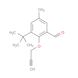 3-(1,1-Dimethylethyl)-5-methyl-2-(2-propyn-1-yloxy)benzaldehyde