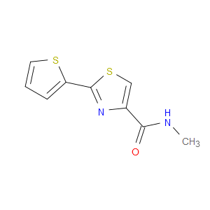 N-Methyl-2-(2-thienyl)-4-thiazolecarboxamide