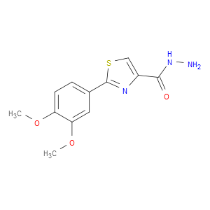 2-(3,4-Dimethoxyphenyl)-4-thiazolecarboxylic acid hydrazide
