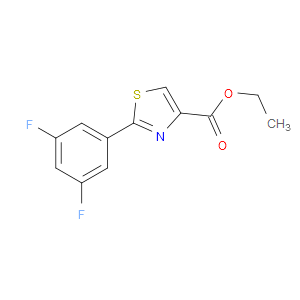 Ethyl 2-(3,5-difluorophenyl)-4-thiazolecarboxylate