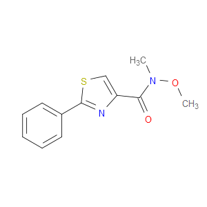 N-Methoxy-N-methyl-2-phenyl-4-thiazolecarboxamide