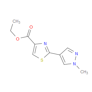 Ethyl 2-(1-methyl-1H-pyrazol-4-yl)-4-thiazolecarboxylate