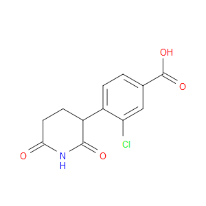 Benzoic acid, 3-chloro-4-(2,6-dioxo-3-piperidinyl)-