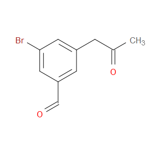 Benzaldehyde, 3-bromo-5-(2-oxopropyl)-