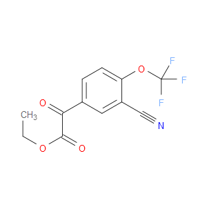 ethyl 2-(3-cyano-4-(trifluoromethoxy)phenyl)-2-oxoacetate