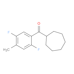 Cycloheptyl(2,5-difluoro-4-methylphenyl)methanone