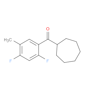 Cycloheptyl(2,4-difluoro-5-methylphenyl)methanone