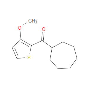 Cycloheptyl(3-methoxy-2-thienyl)methanone