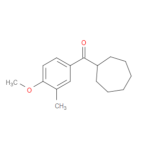 Cycloheptyl(4-methoxy-3-methylphenyl)methanone