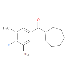 Cycloheptyl(4-fluoro-3,5-dimethylphenyl)methanone