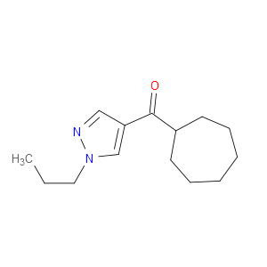 Cycloheptyl(1-propyl-1H-pyrazol-4-yl)methanone