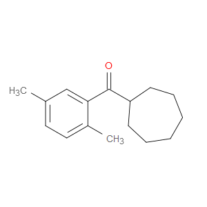 Cycloheptyl(2,5-dimethylphenyl)methanone