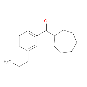 Cycloheptyl(3-propylphenyl)methanone
