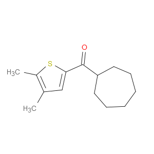 Cycloheptyl(4,5-dimethyl-2-thienyl)methanone