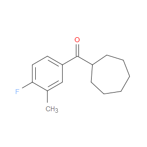 Cycloheptyl(4-fluoro-3-methylphenyl)methanone