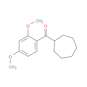 Cycloheptyl(2,4-dimethoxyphenyl)methanone