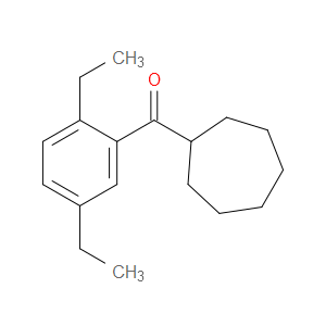 Cycloheptyl(2,5-diethylphenyl)methanone