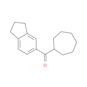 Cycloheptyl(2,3-dihydro-1H-inden-5-yl)methanone