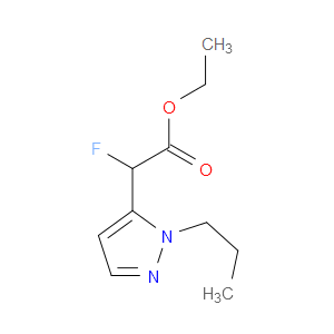 Ethyl α-fluoro-1-propyl-1H-pyrazole-5-acetate