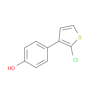 Phenol, 4-(2-chloro-3-thienyl)-