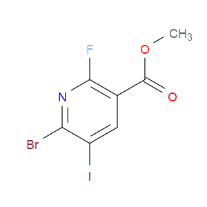 methyl 6-bromo-2-fluoro-5-iodonicotinate