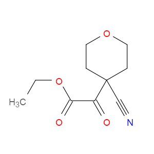 ethyl 2-(4-cyanotetrahydro-2H-pyran-4-yl)-2-oxoacetate