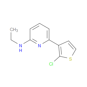 6-(2-Chloro-3-thienyl)-N-ethyl-2-pyridinamine